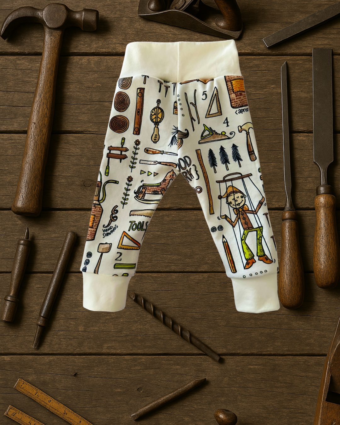 In the workshop leggings