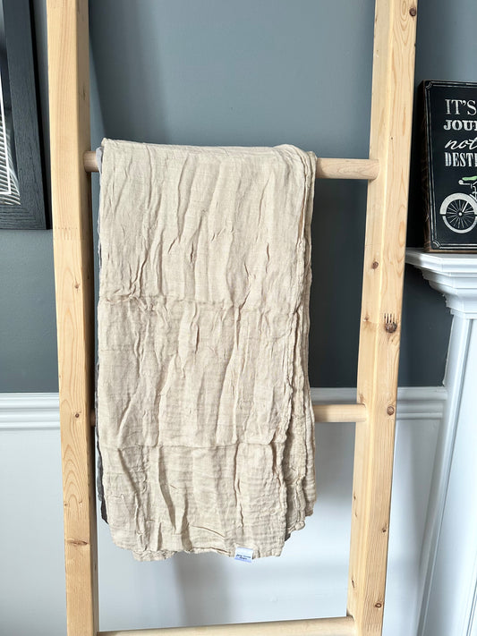Portobello muslin swaddle blanket