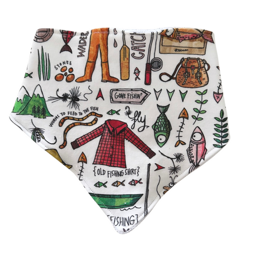 Gone Fishing Bandana Bib