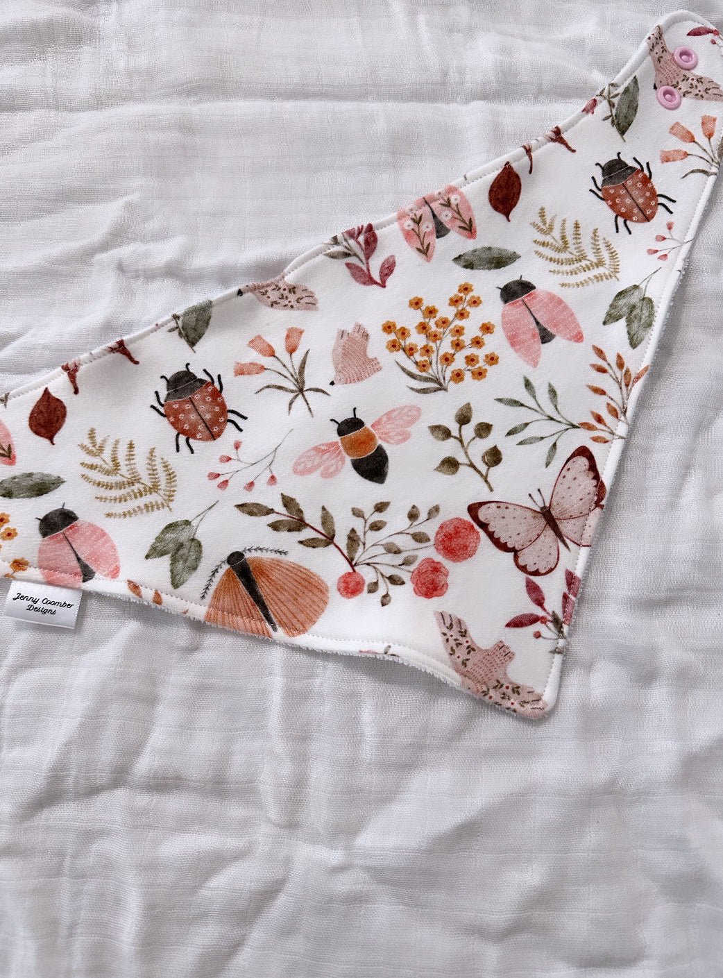 Bavoir bandana Amis du jardin