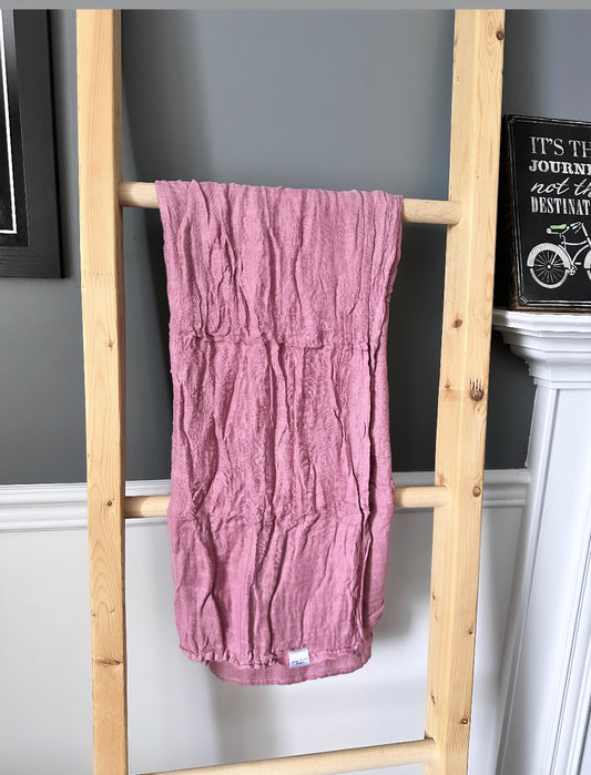 Cranberry swaddle blanket