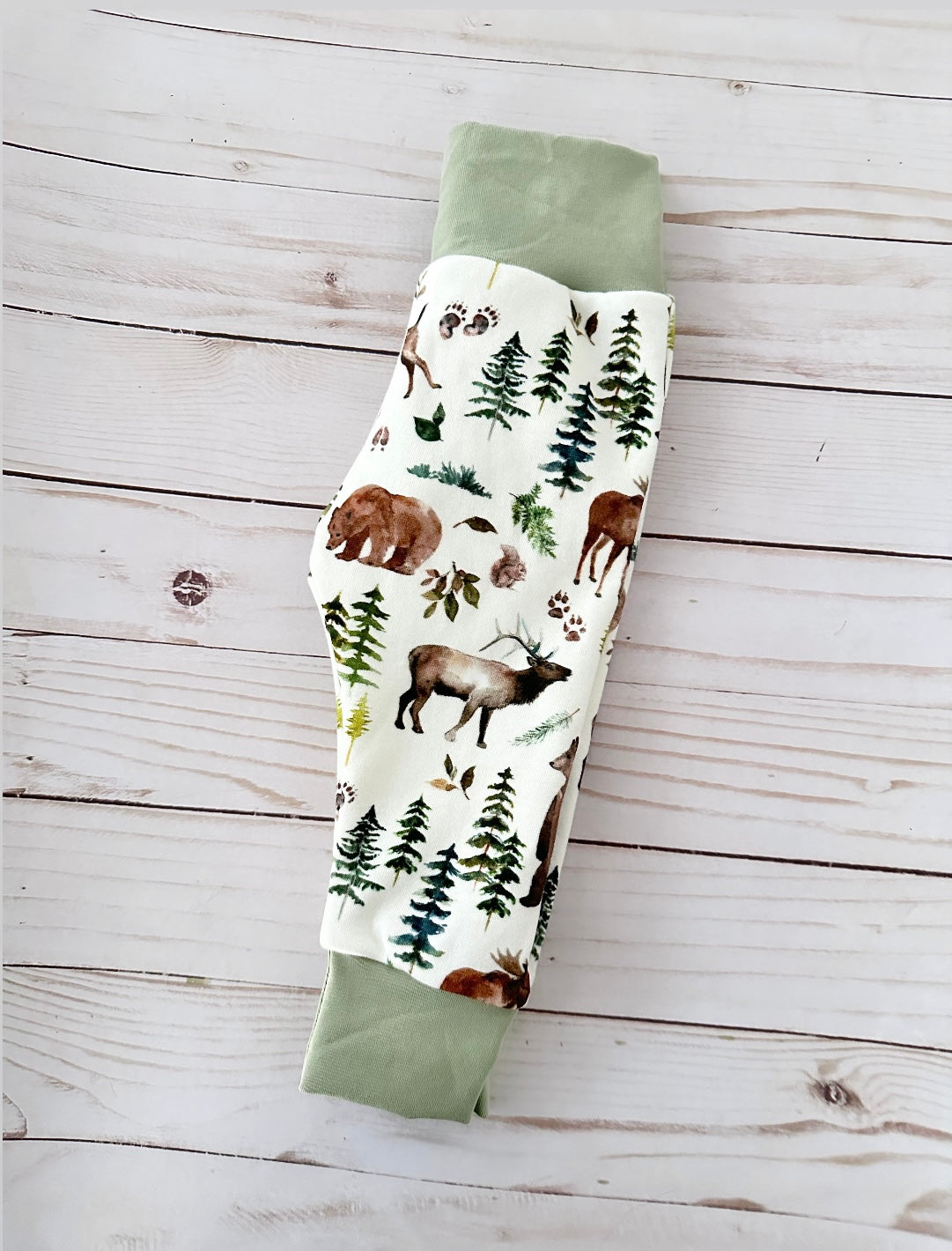 Woodland animal leggings