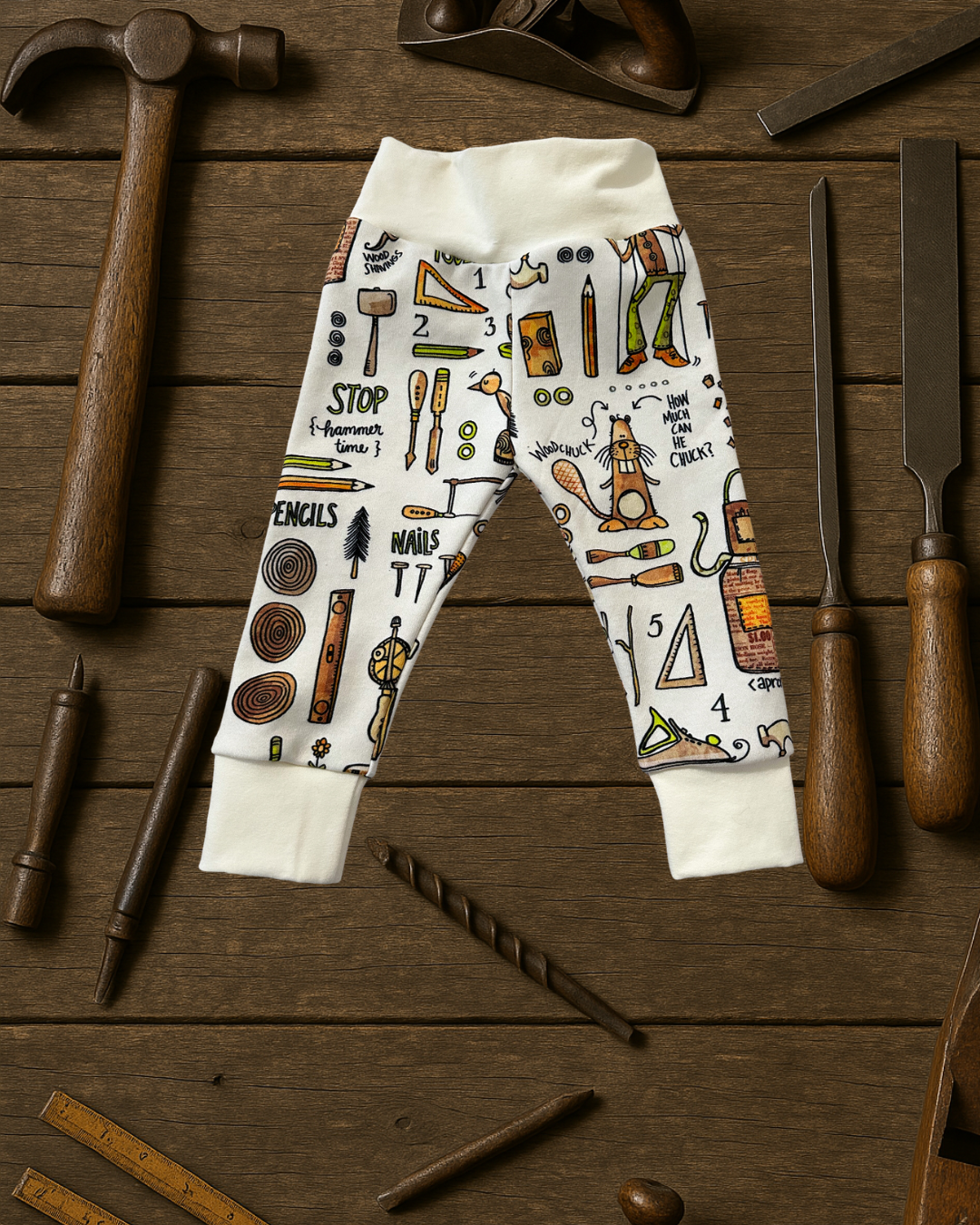 In the workshop leggings