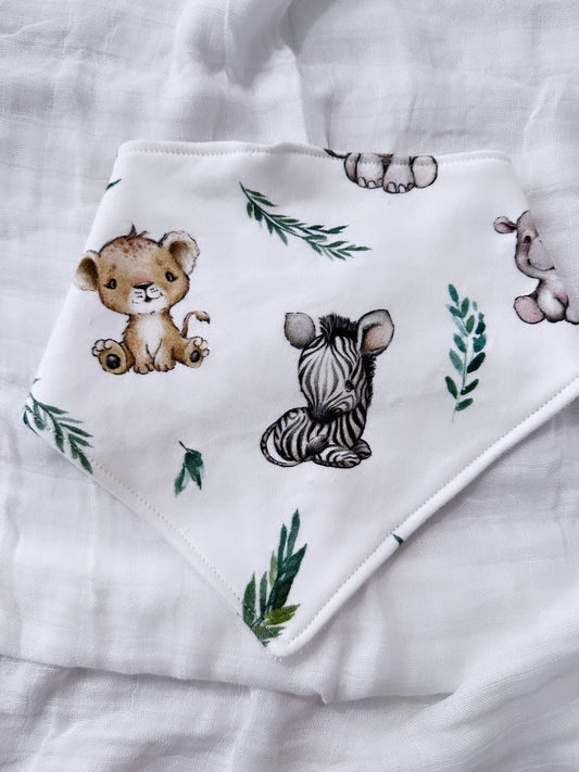Safari bandana bib