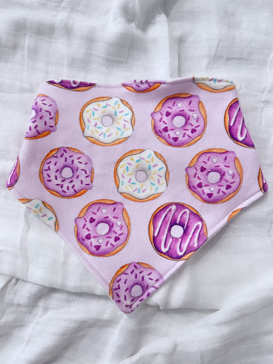 Donut bandana bib