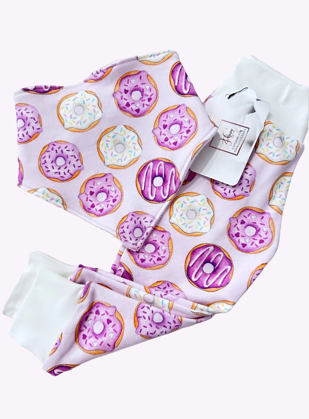 Donut bandana bib