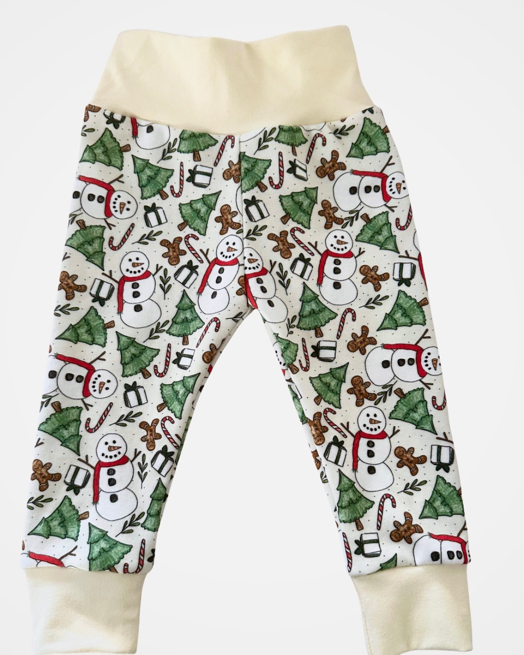 Snowman party leggings