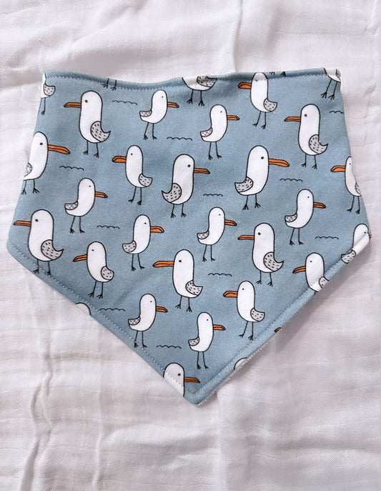 Seagull bandana bib
