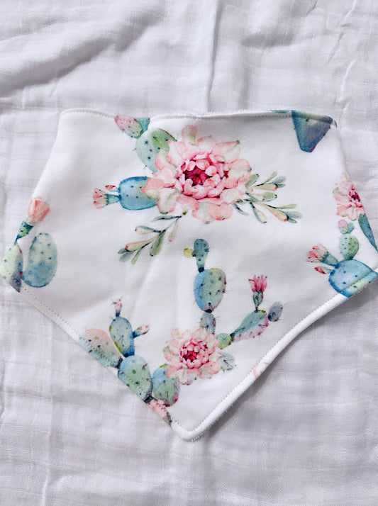 Cactus bandana bib