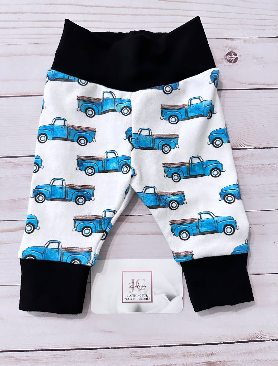 blue pickup trucks outfit