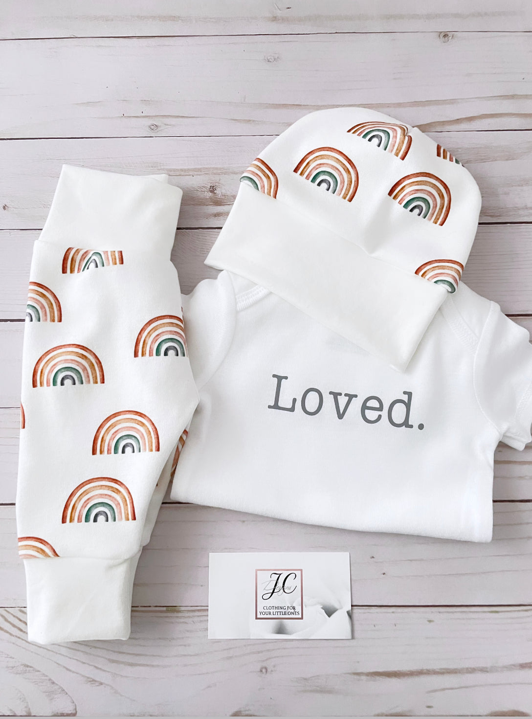 Rainbow baby outfit