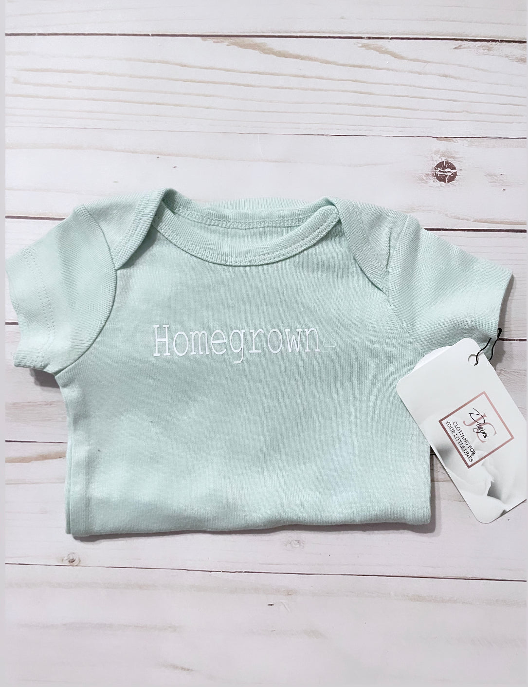 Homegrown onesie