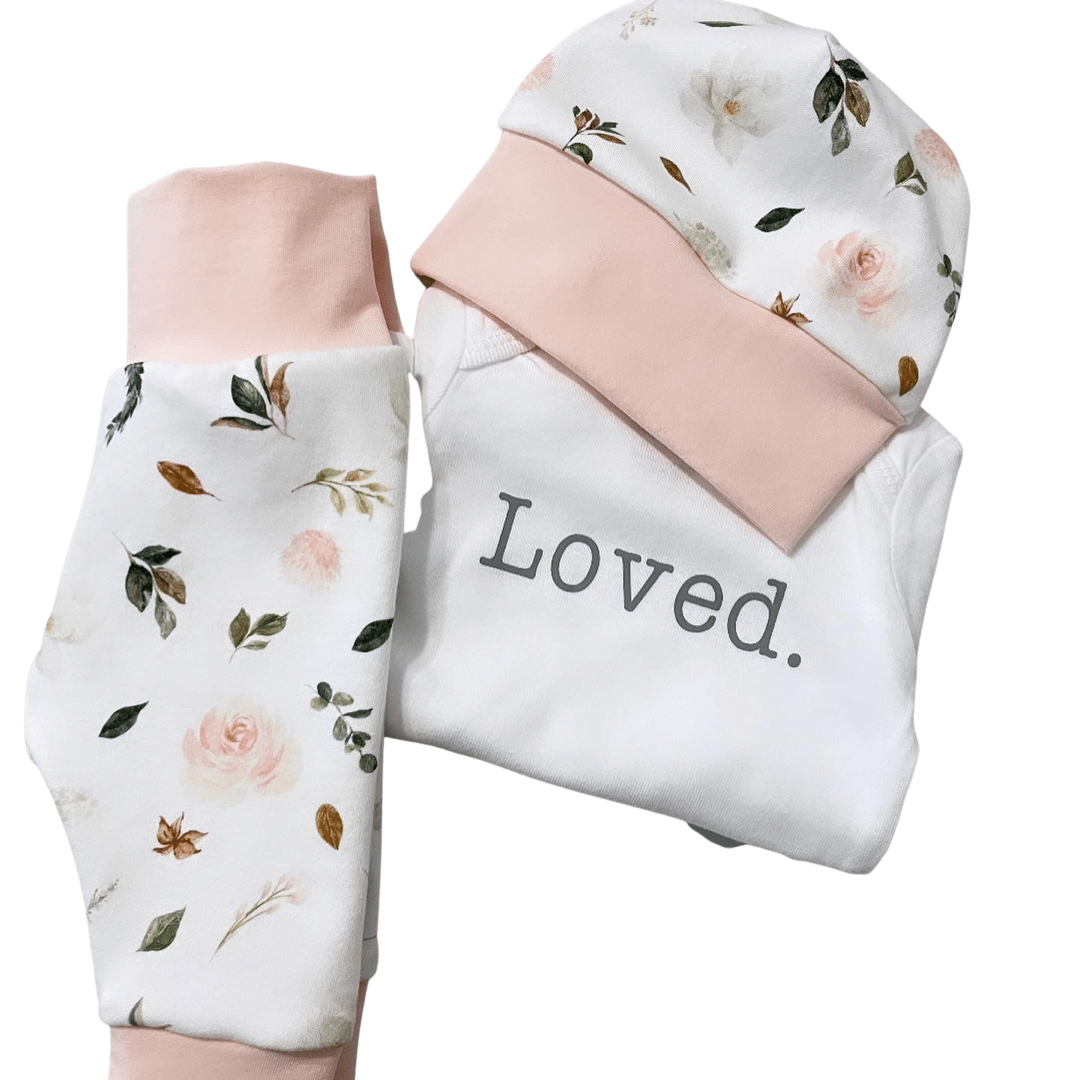 Conjunto floral de magnolia