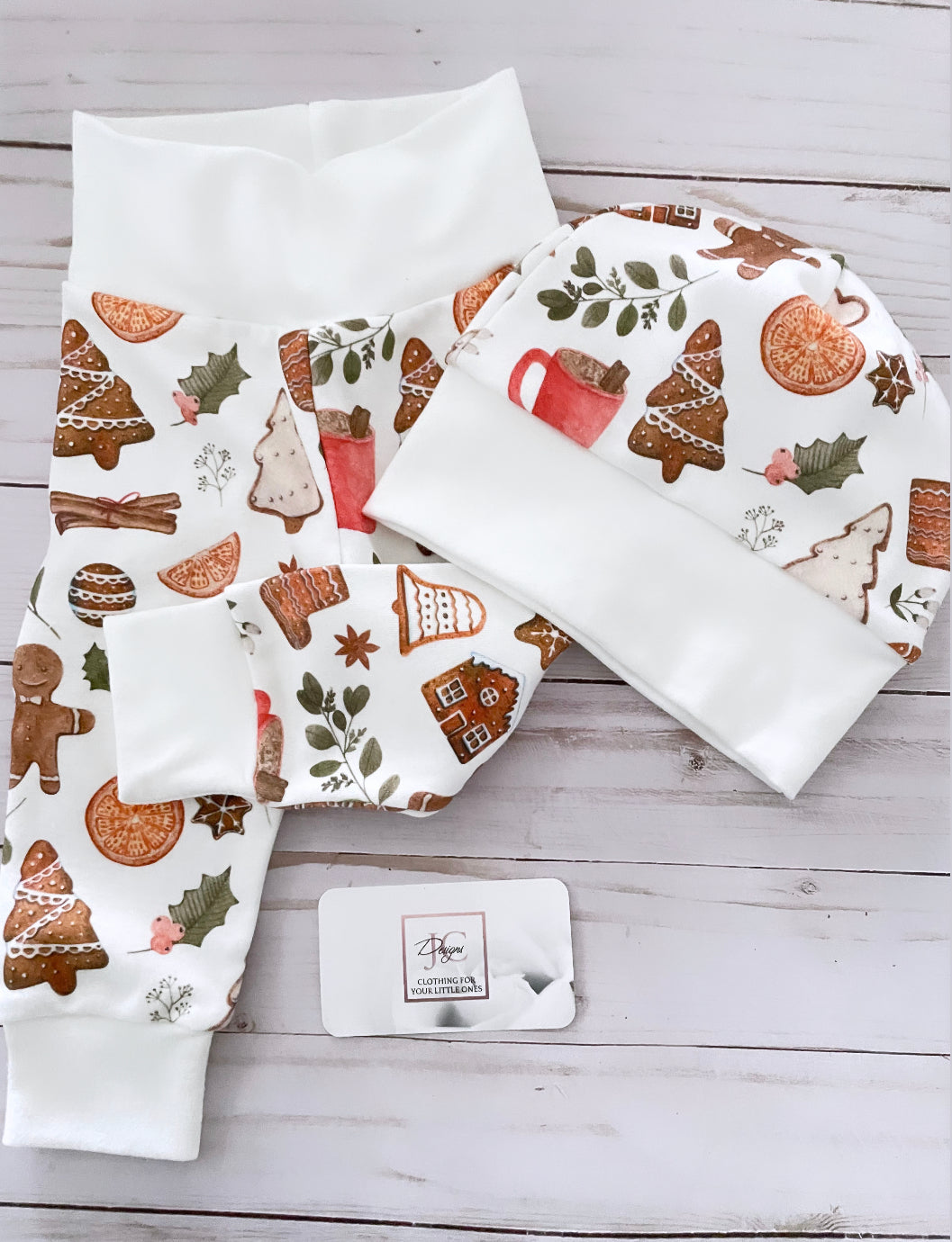 Tenue de bébé en pain d'épices