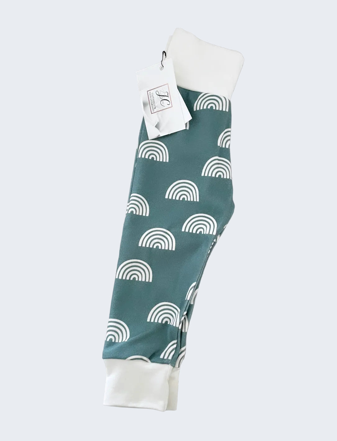 Legging arc-en-ciel blanc