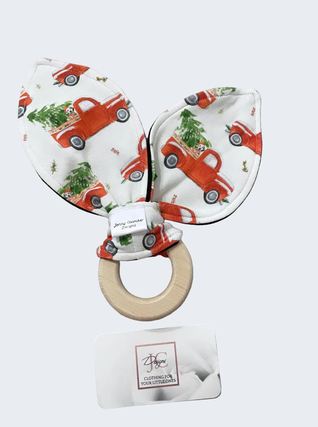 Mordedor de camión rojo