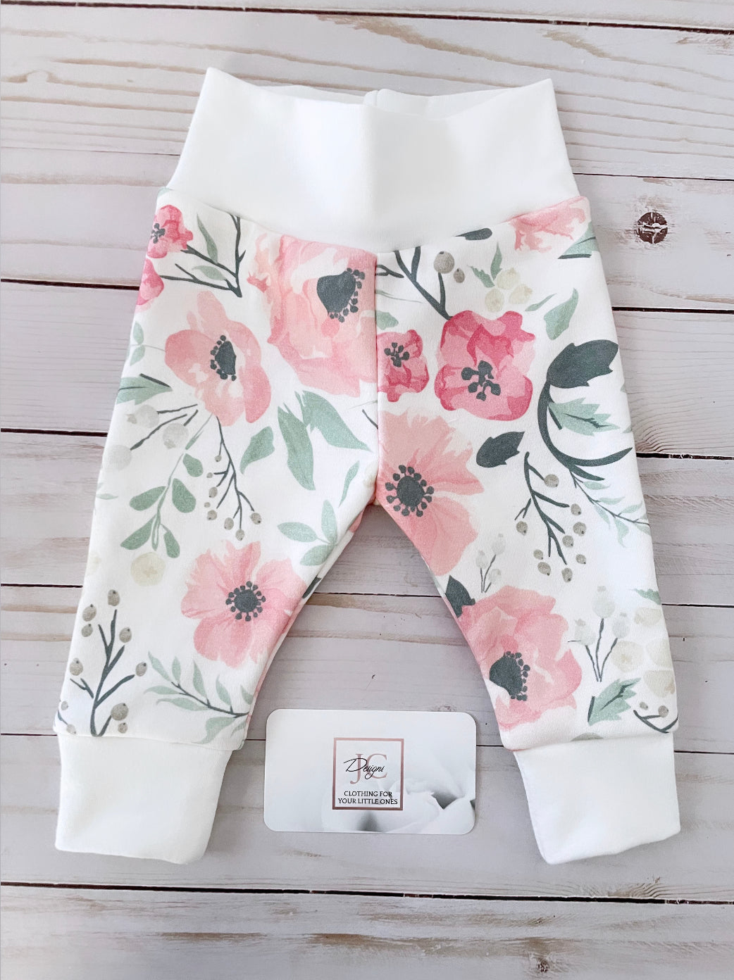 Watercolour pink floral outfit