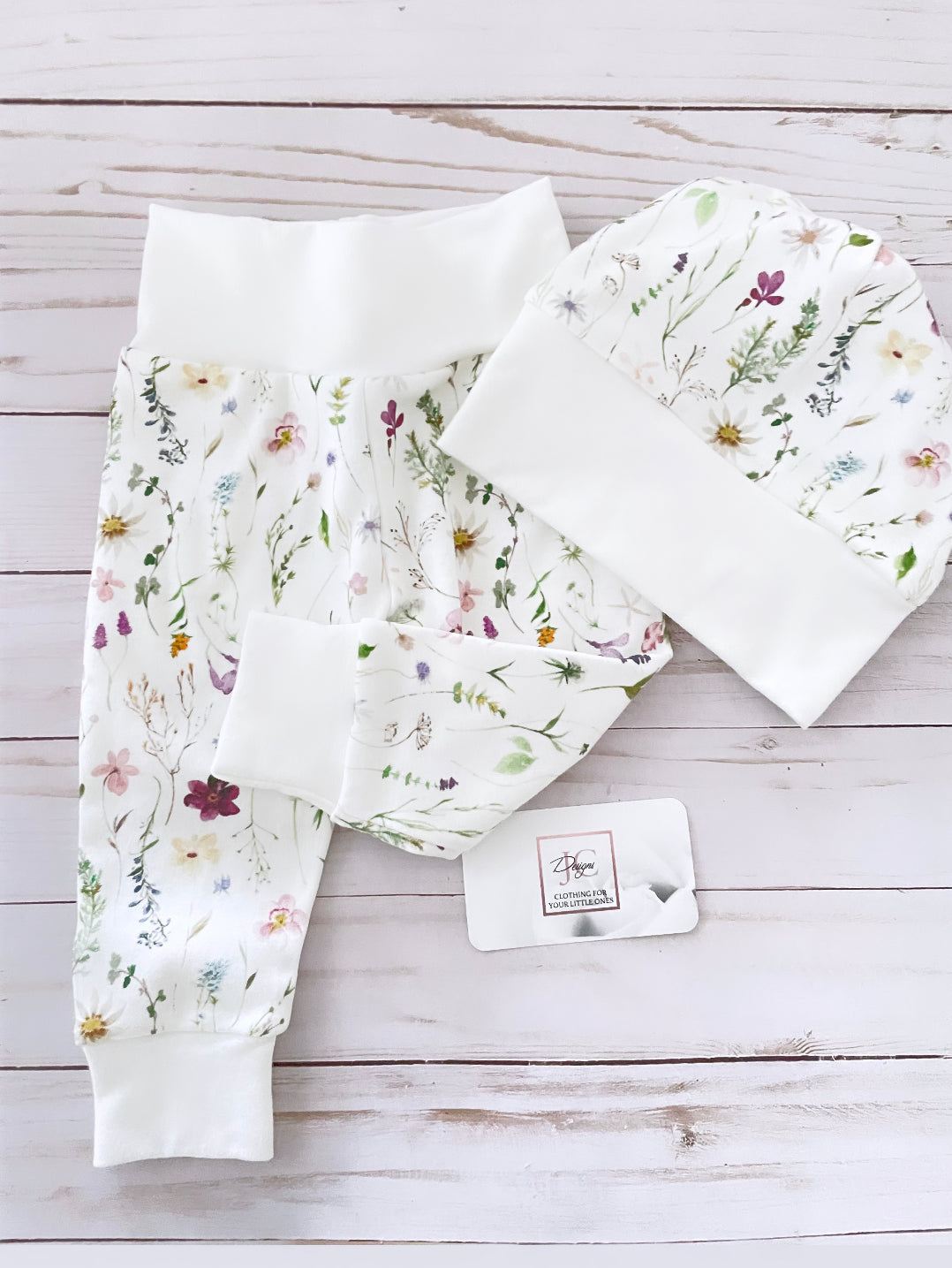 Purple wildflower outfit
