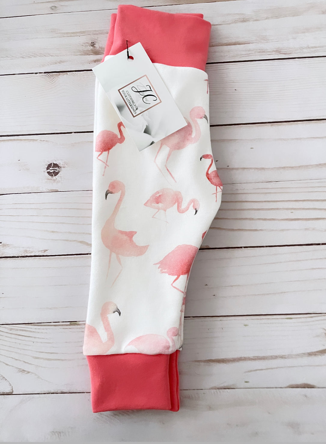 Flamingo baby leggings