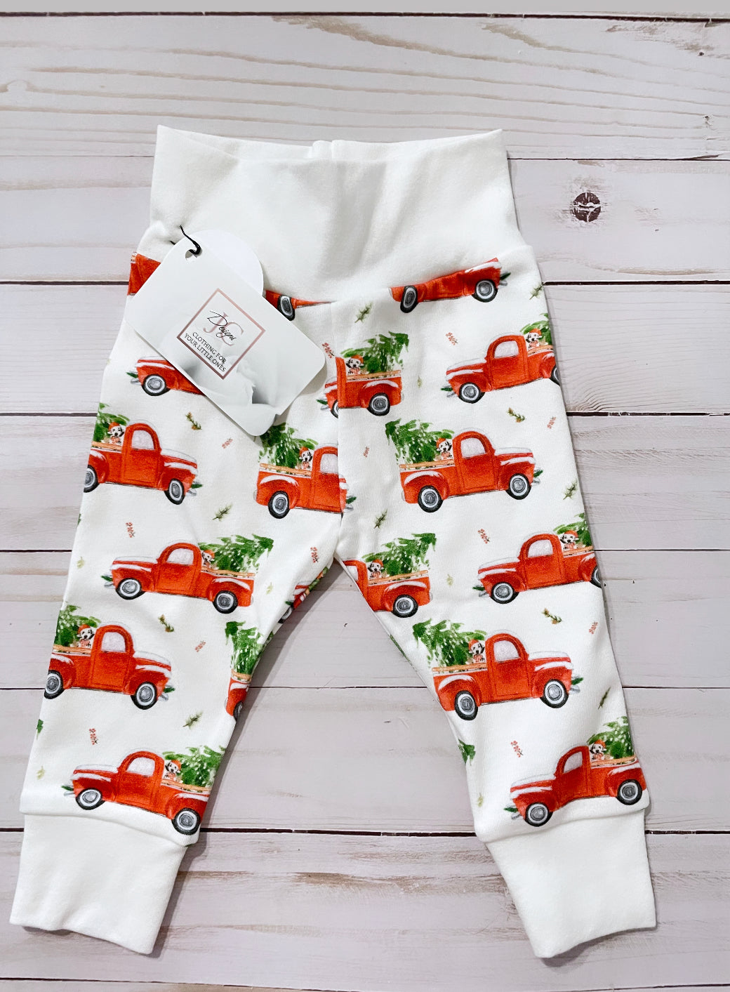 Red truck leggings