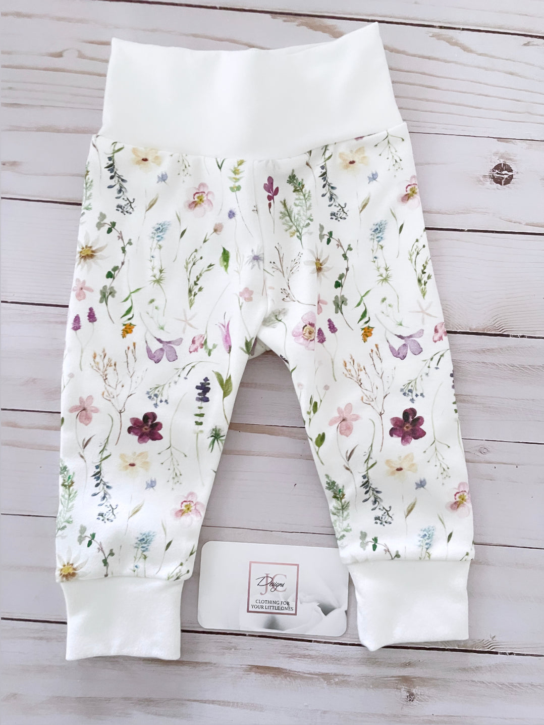 Purple wildflower outfit