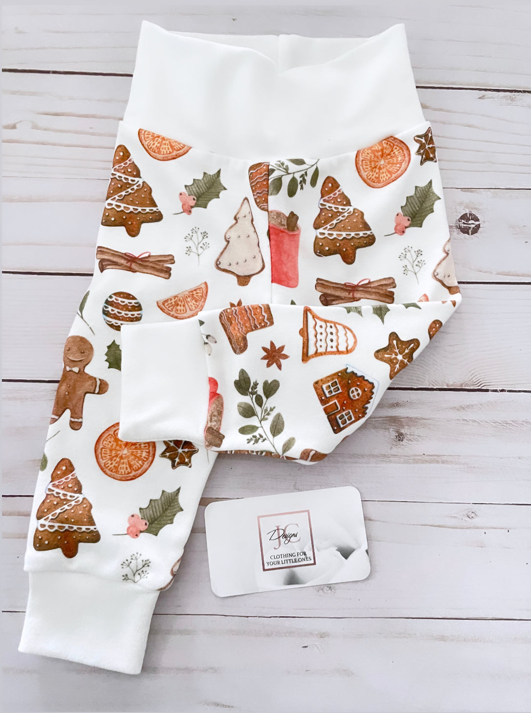Tenue de bébé en pain d'épices