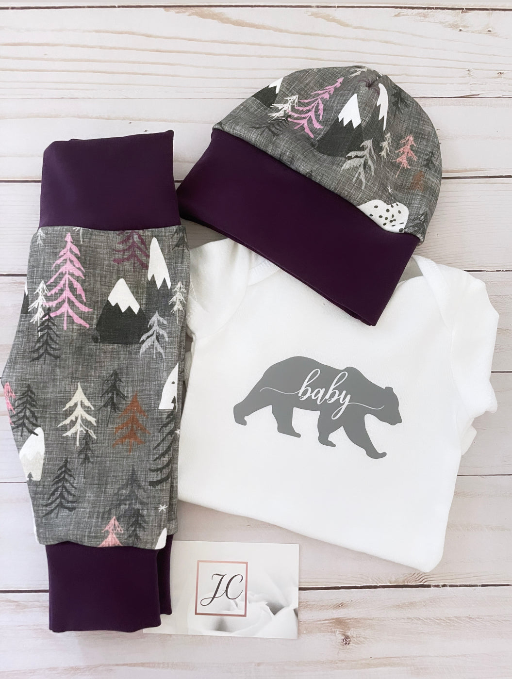 Purple Woodland outfit