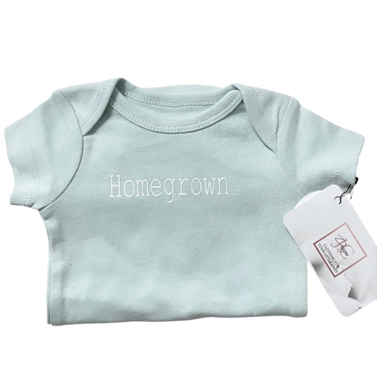 Homegrown onesie