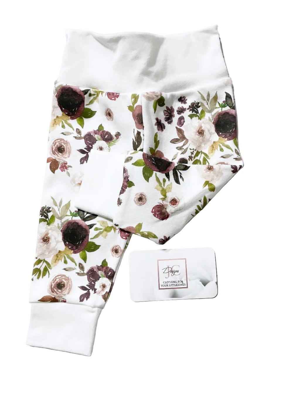 Dusty plum floral outfit