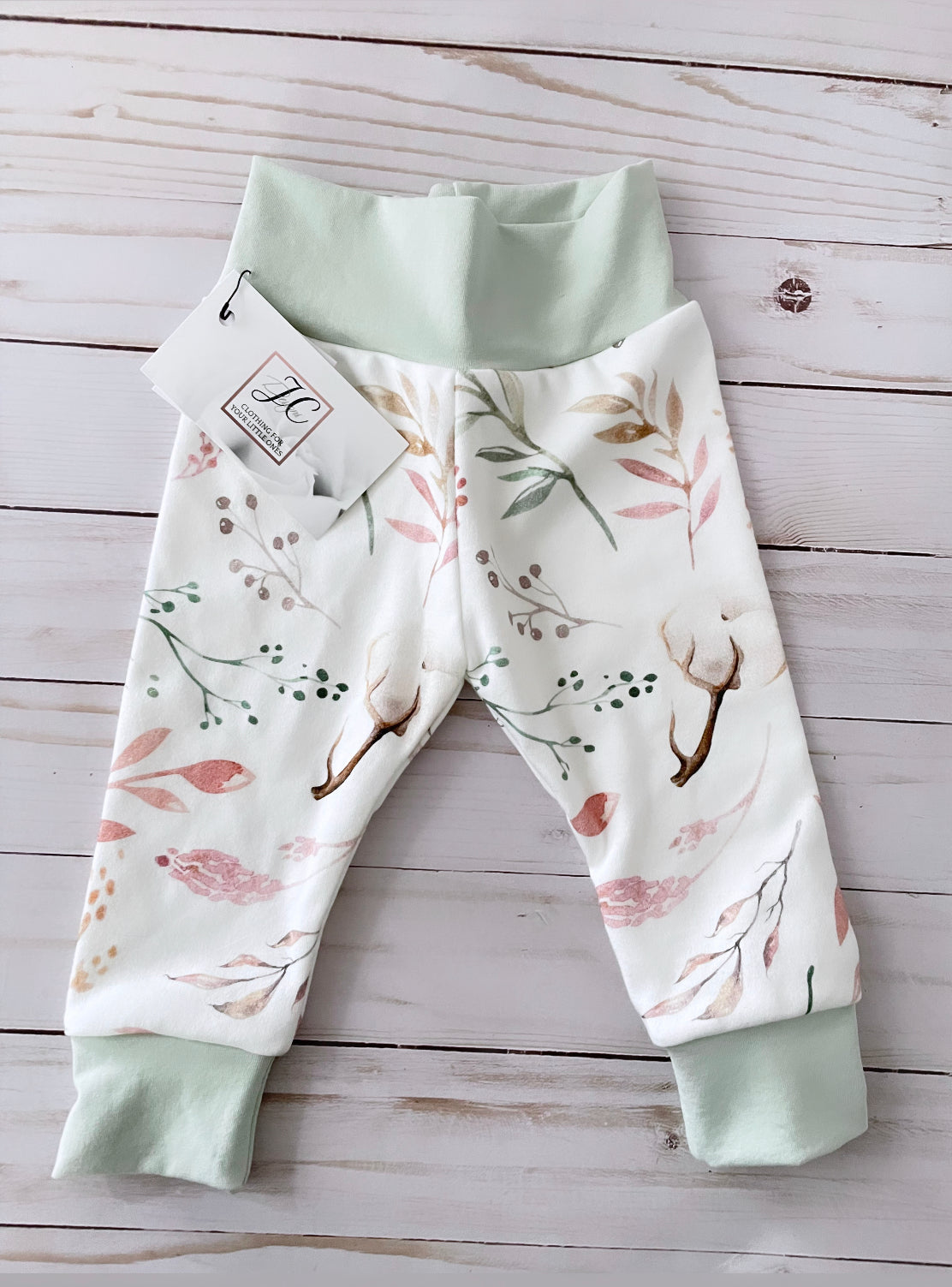 Cotton plant leggings