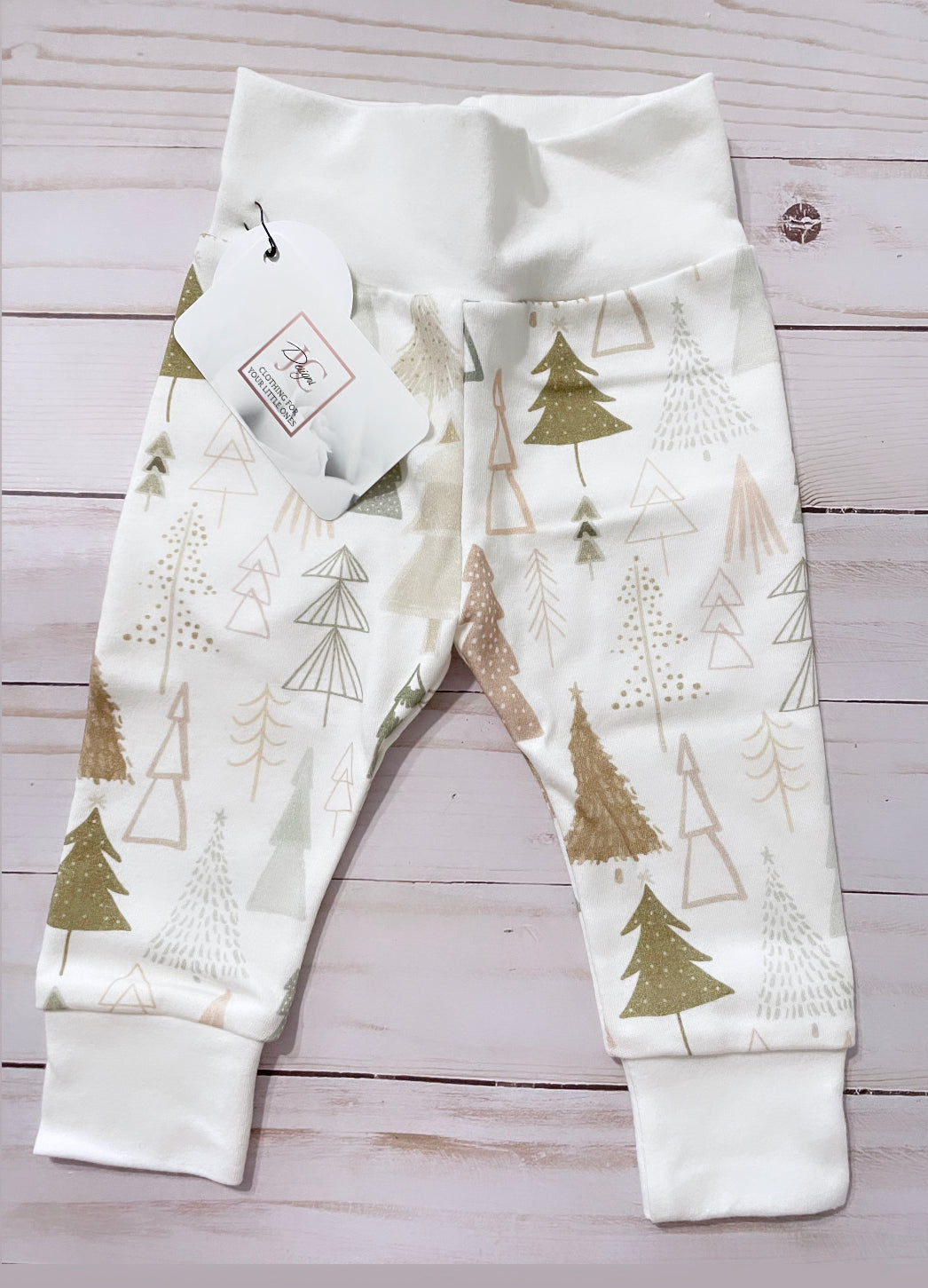 Evergreen tree leggings
