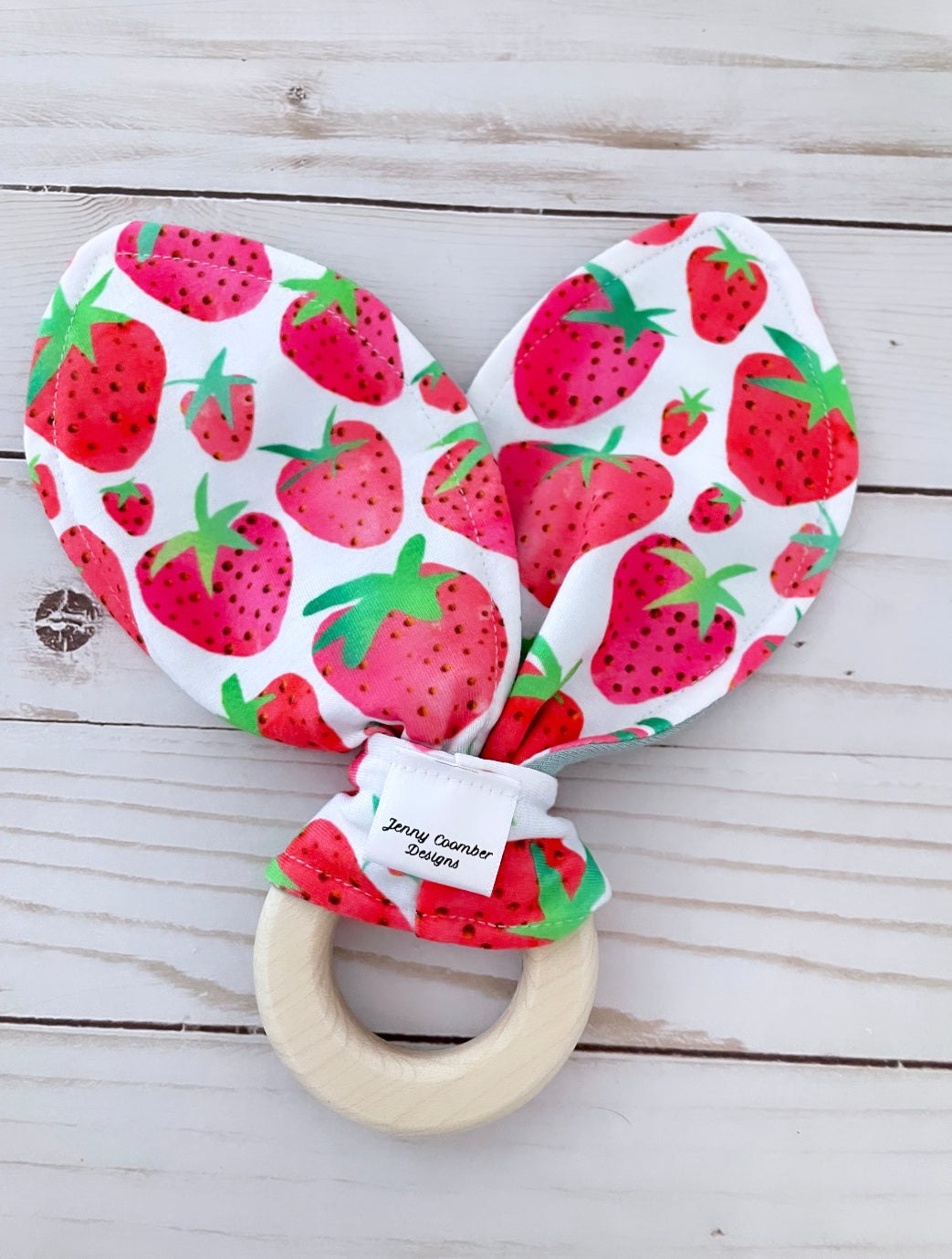 Strawberry teether