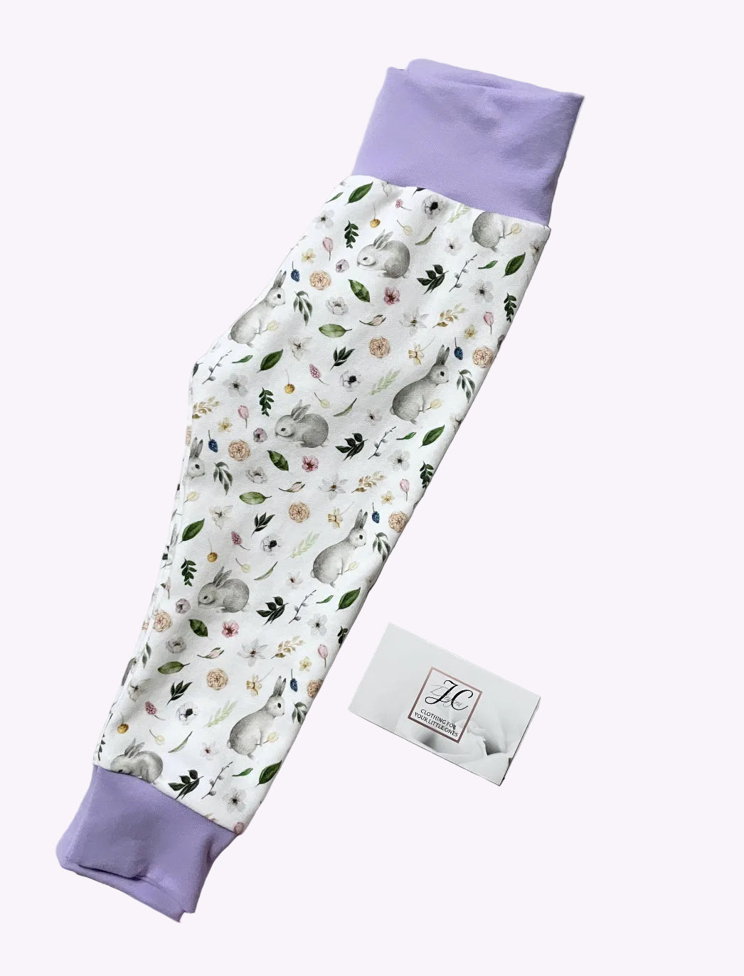 Legging petits lapins fleuris