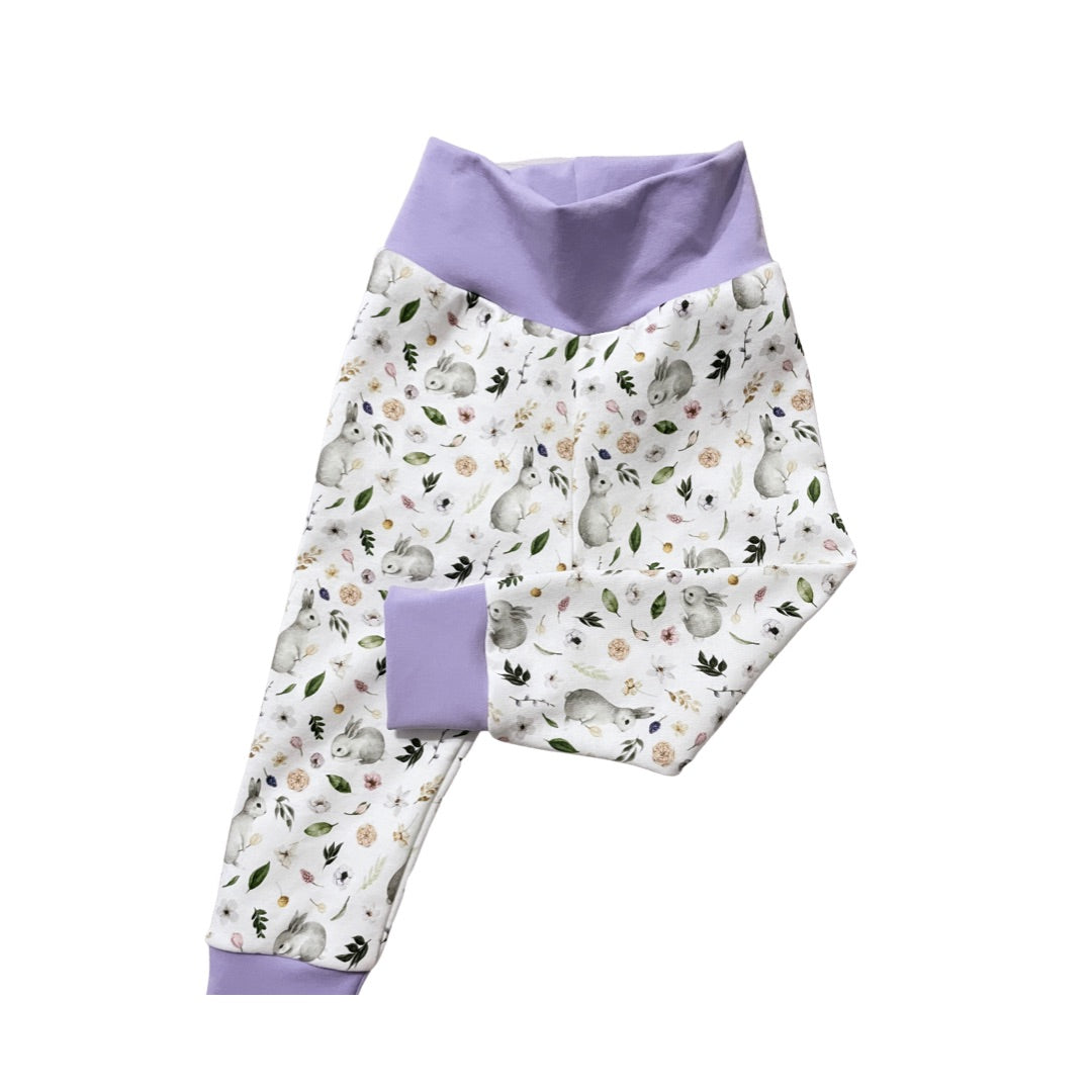 Small floral bunnies leggings