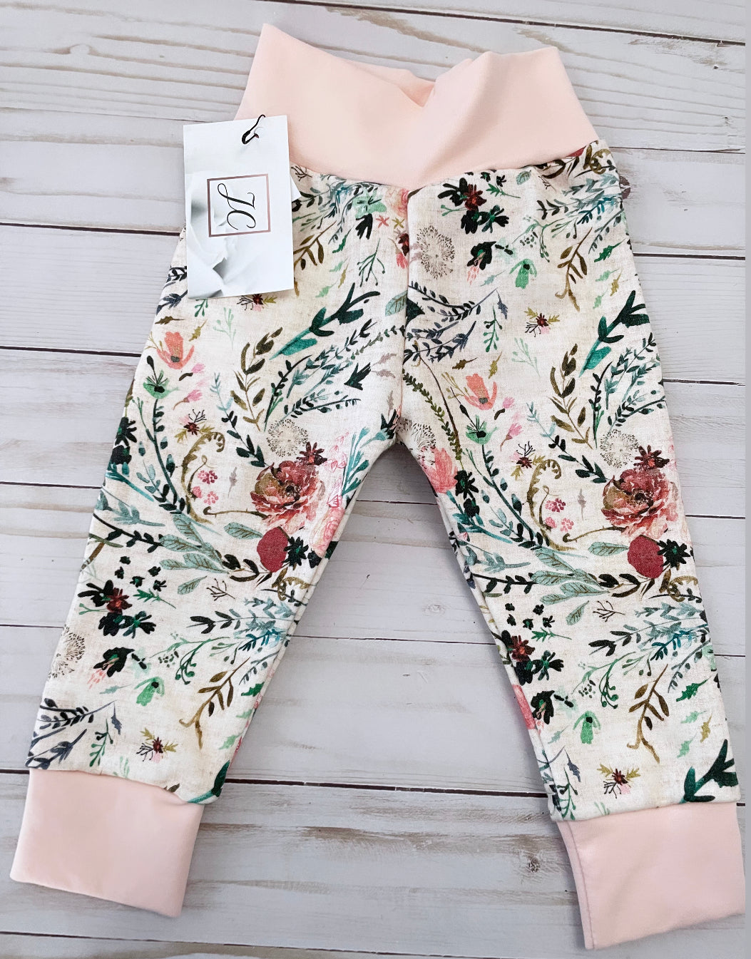 Wildflower baby leggings