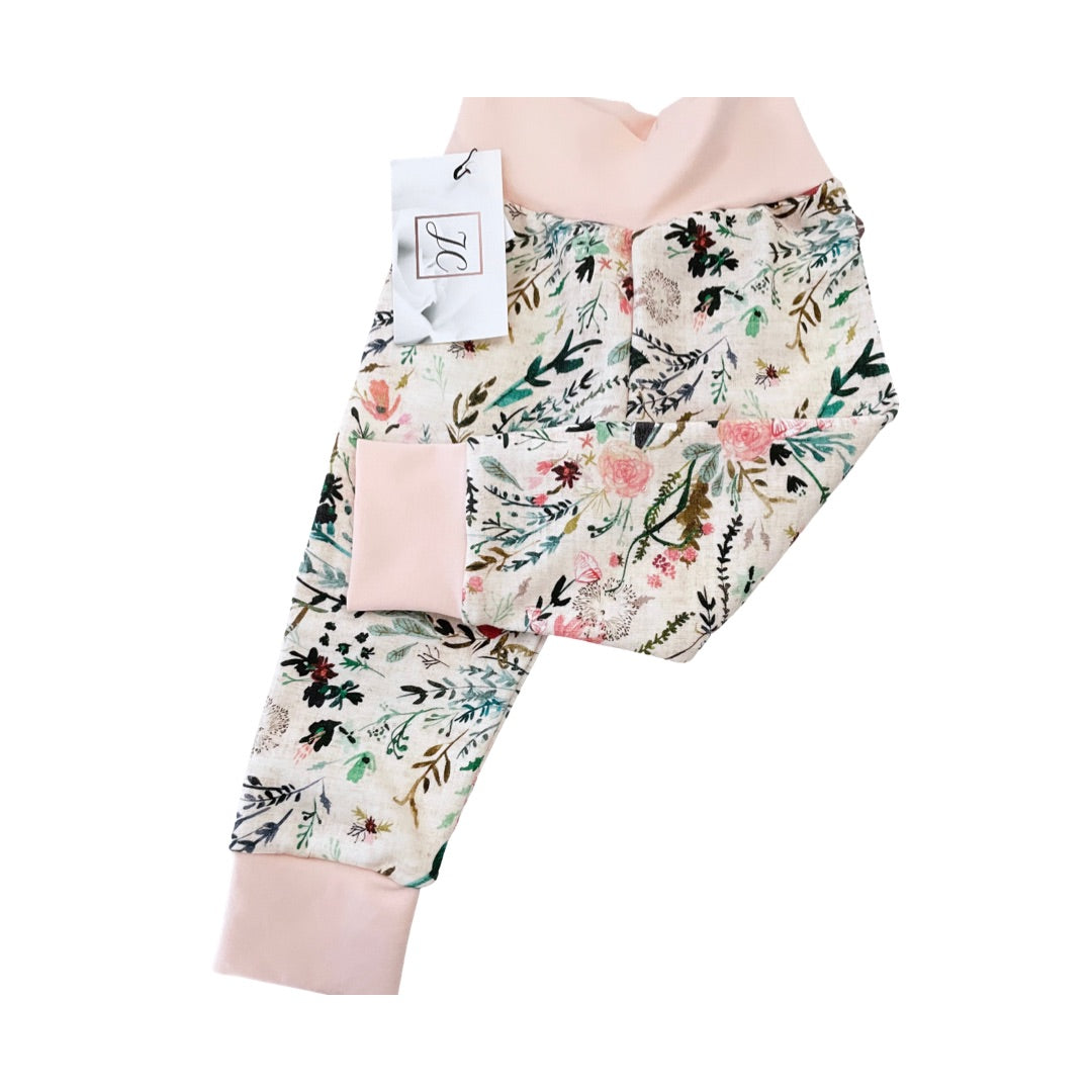 Wildflower baby leggings