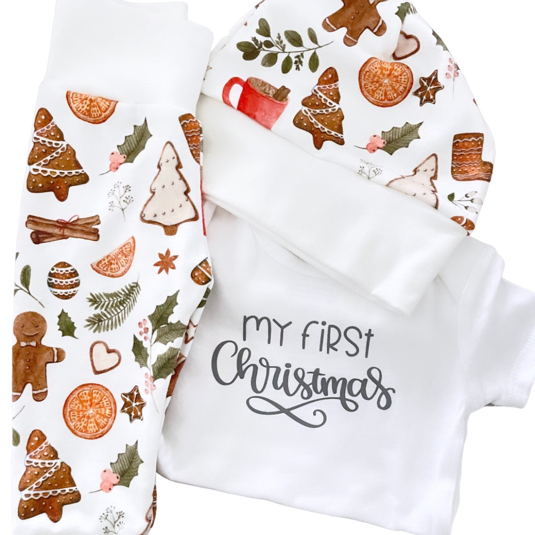 Tenue de bébé en pain d'épices