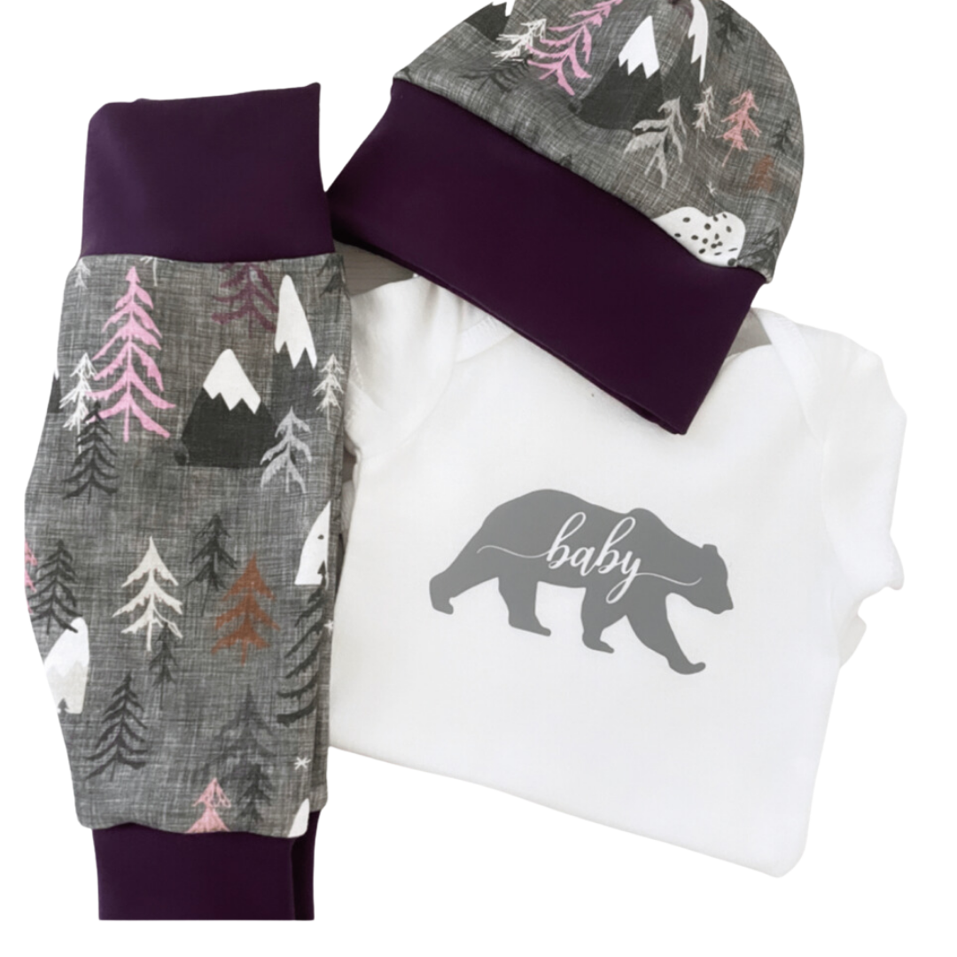 Purple Woodland outfit