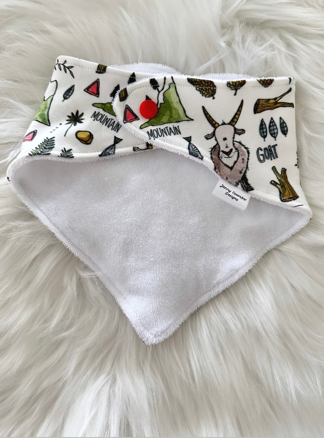 Alpine Goats Bandana Bib