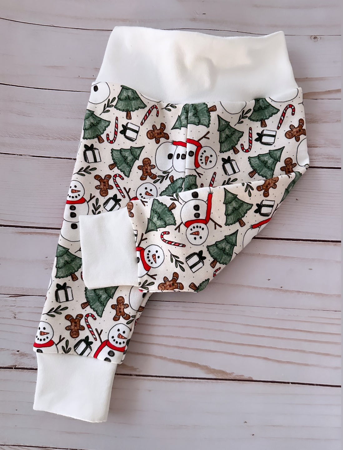 Snowman party leggings