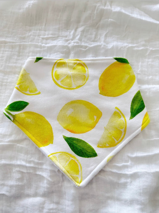 Lemon Bandana bib