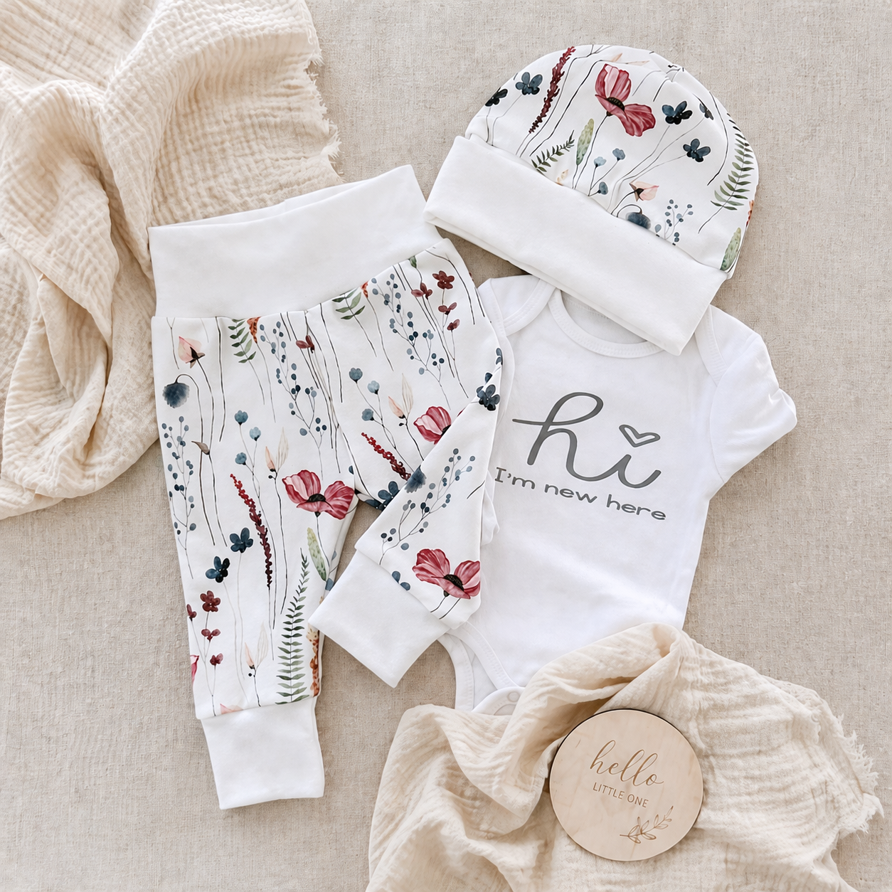 In the meadow baby outfit