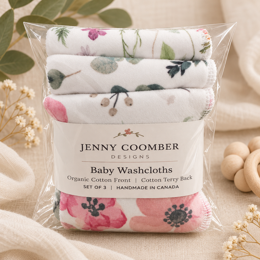 Botanical Bliss | Baby Washcloths – Set of 3