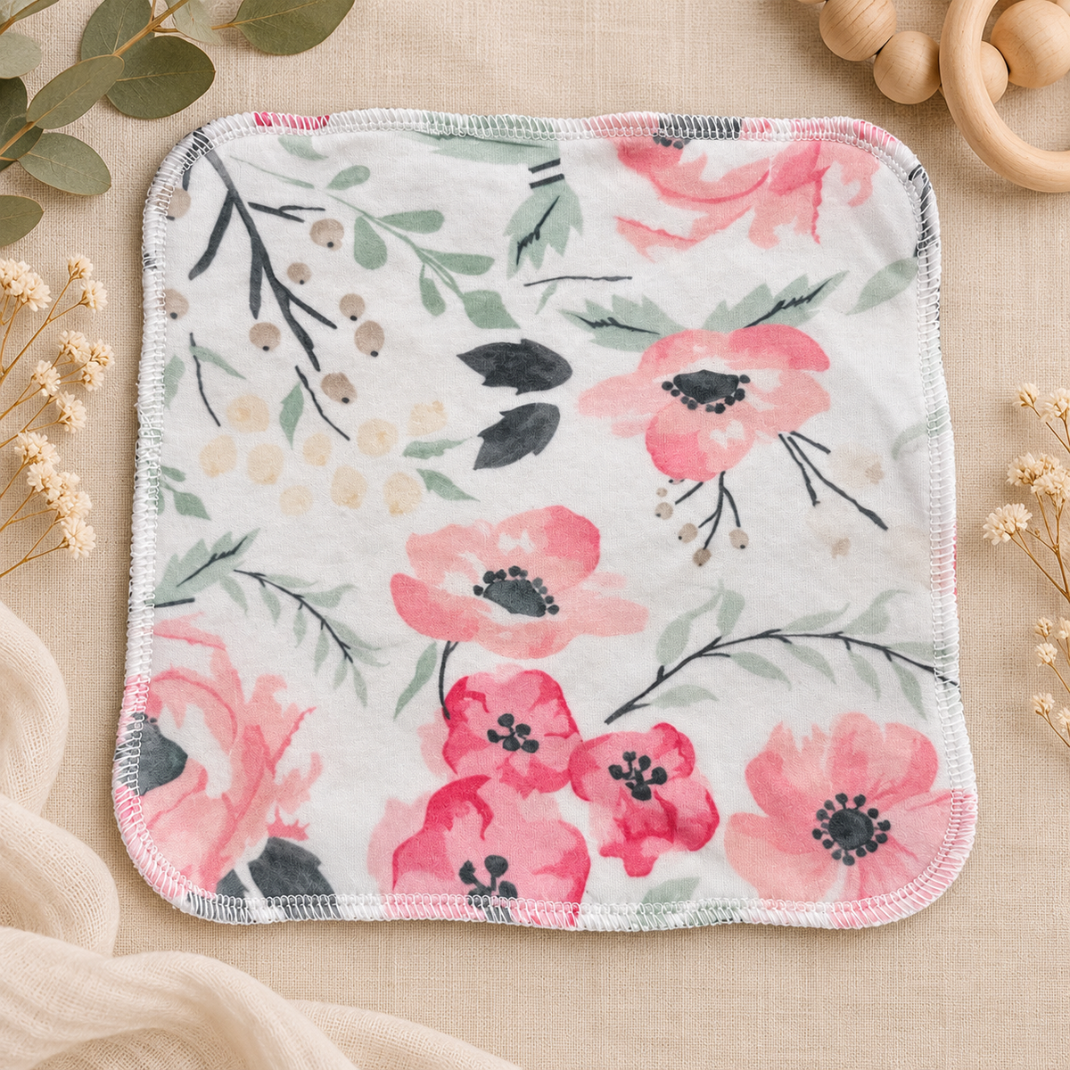 Botanical Bliss | Baby Washcloths – Set of 3