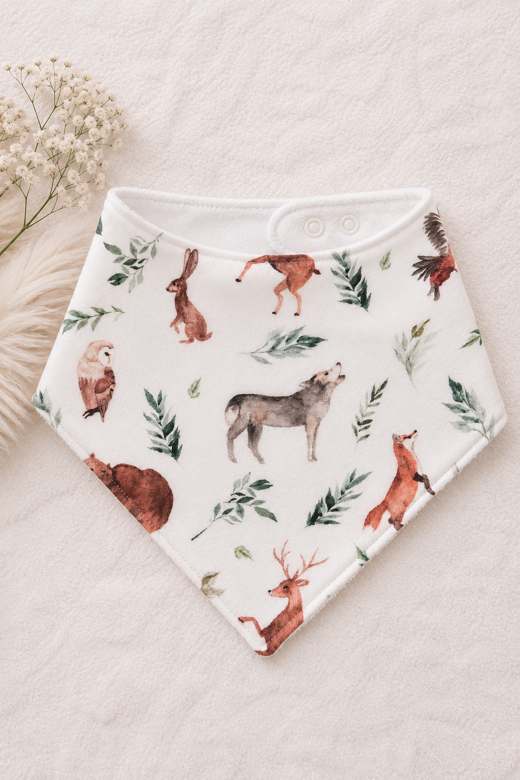 Wildlife bandana bib