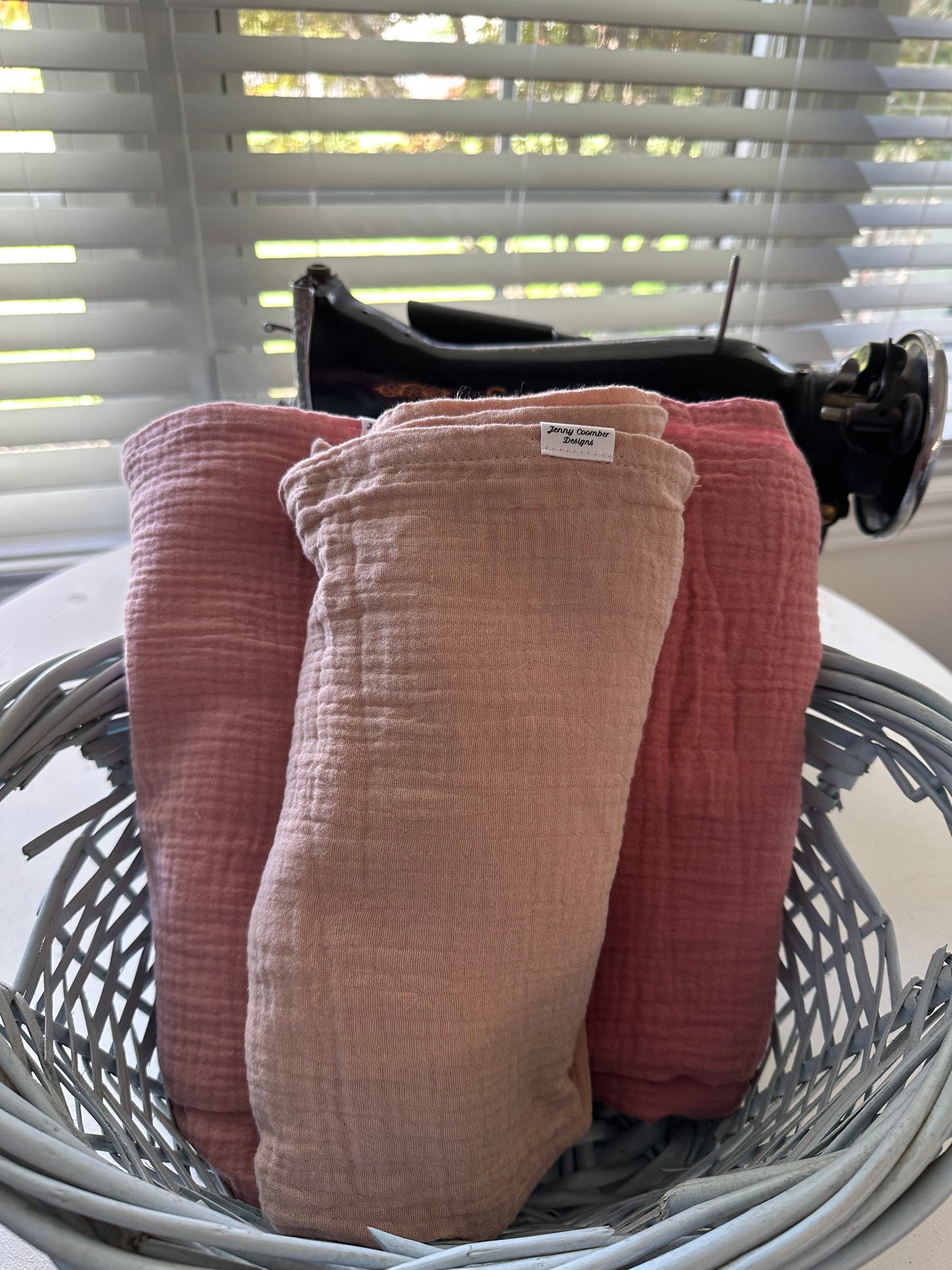 Blush Muslin Swaddle