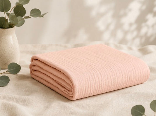 Blush Muslin Swaddle