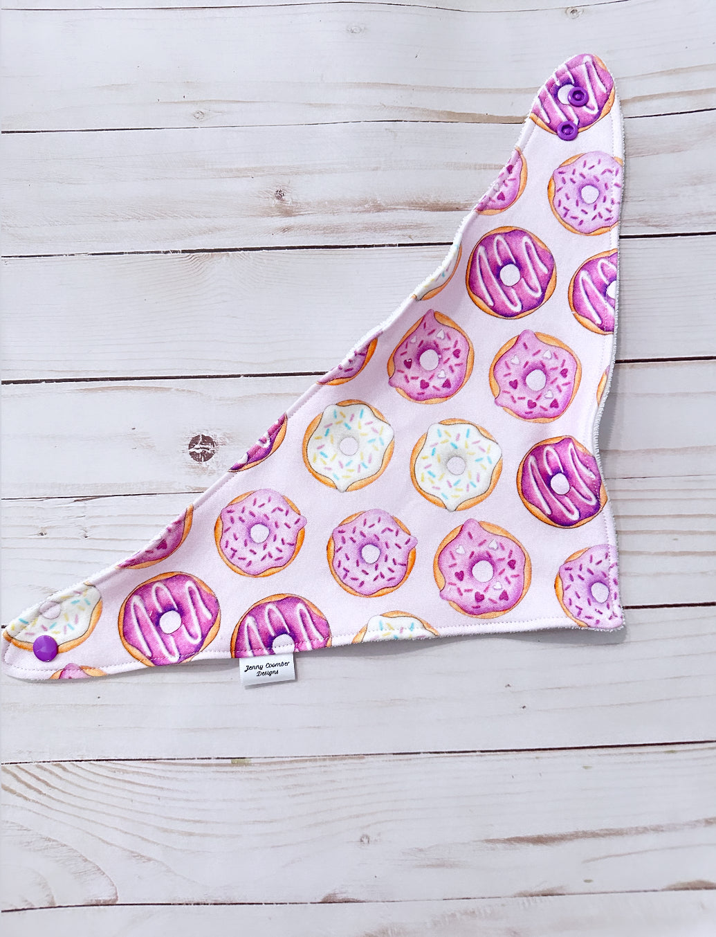 Donut bandana bib