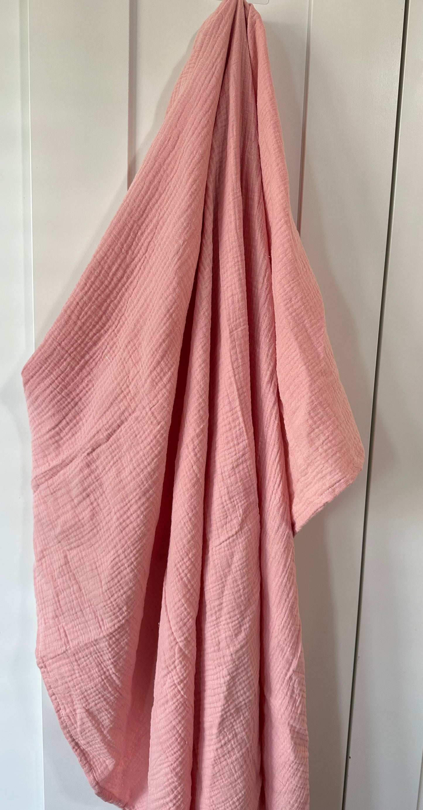 Rose muslin swaddle blanket