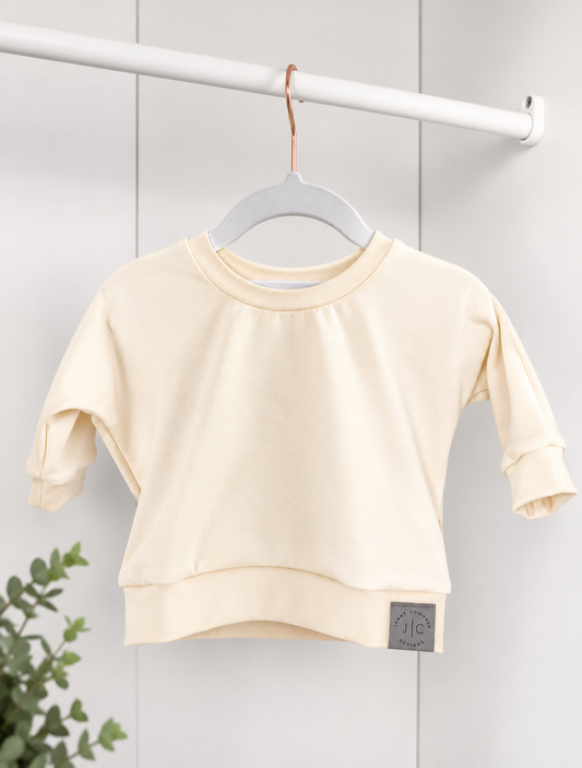 Vanilla crew pullover